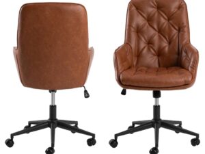 Bureaustoel Jooskesta Kunstleer Bruin