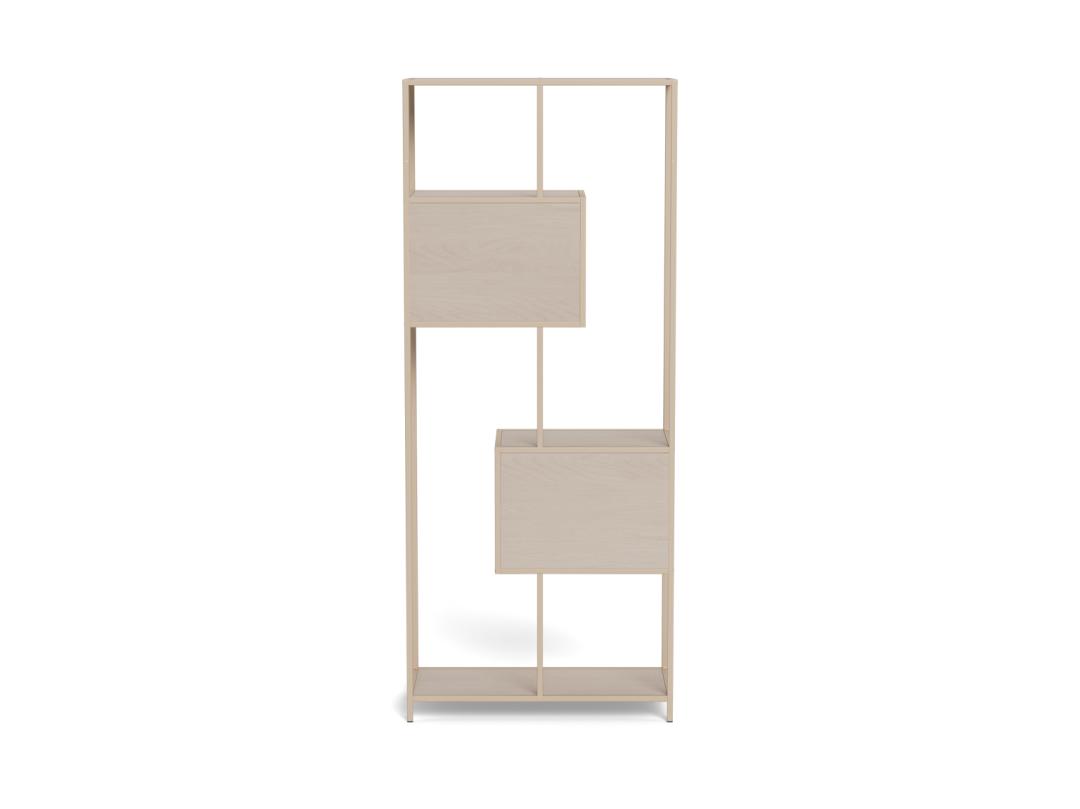 Boekenkast Beline Grijs 77 cm - Afbeelding 3