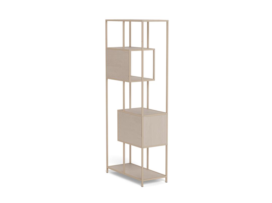 Boekenkast Beline Grijs 77 cm - Afbeelding 4