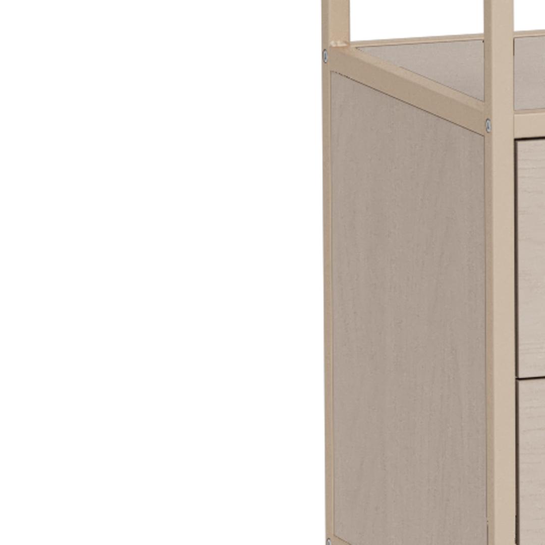 Boekenkast Beline Grijs 77 cm - Afbeelding 5