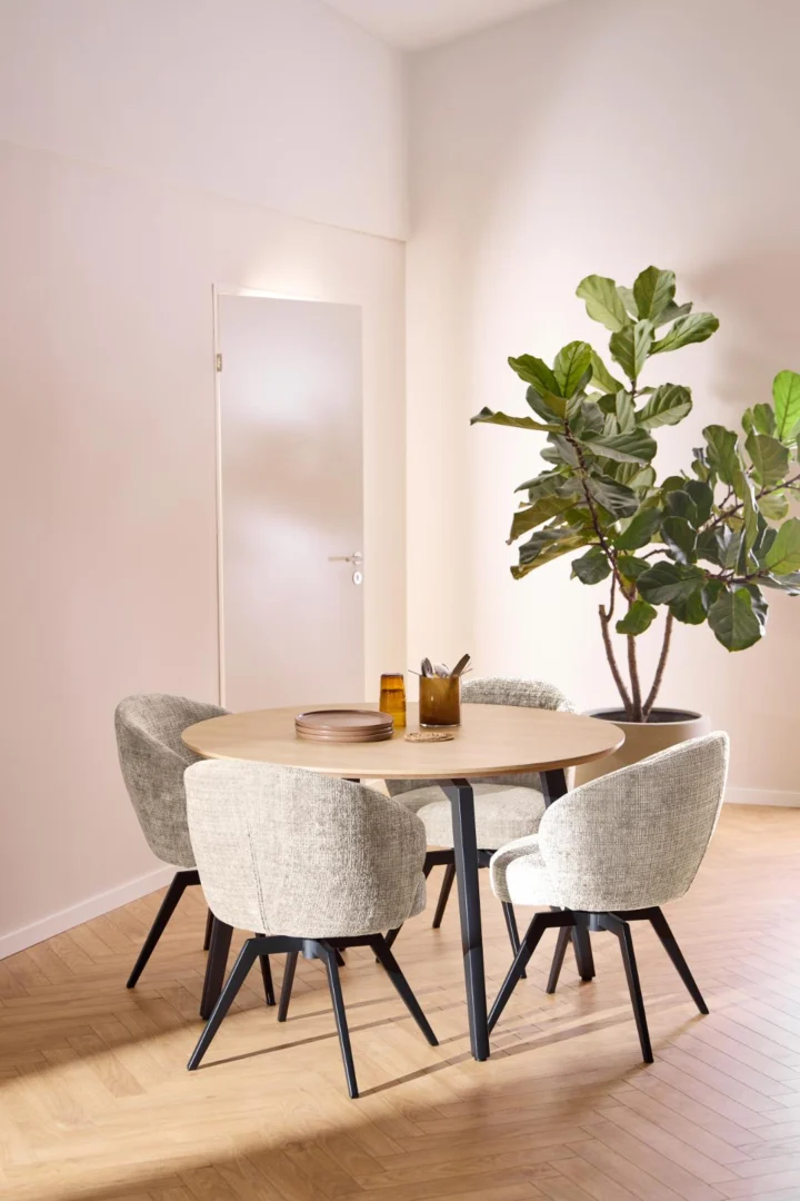 Eetkamerstoel Bavesta Beige - Afbeelding 8
