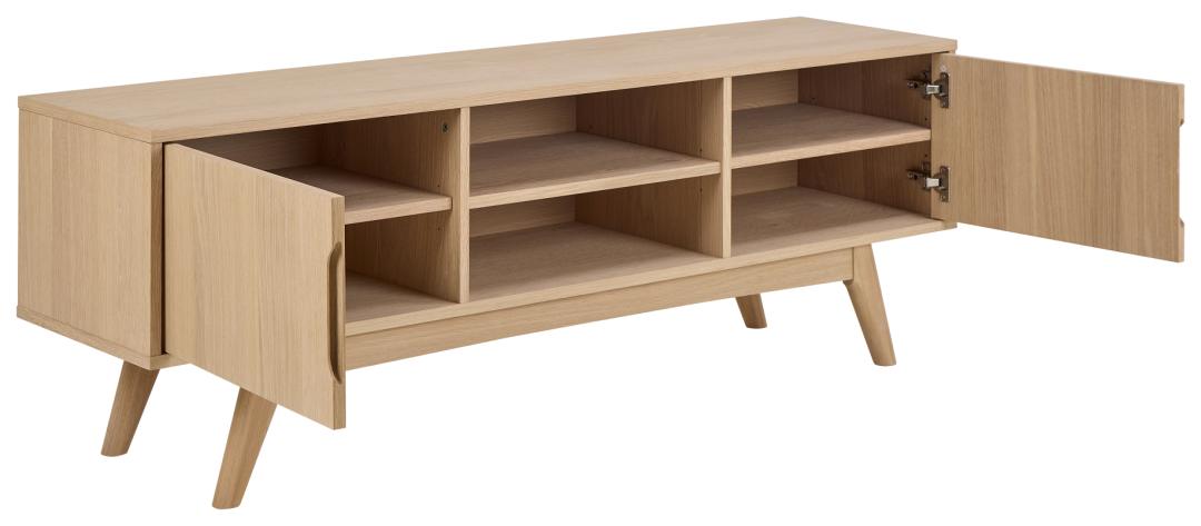 TV-meubel Briestol Wit 160 cm - Afbeelding 3