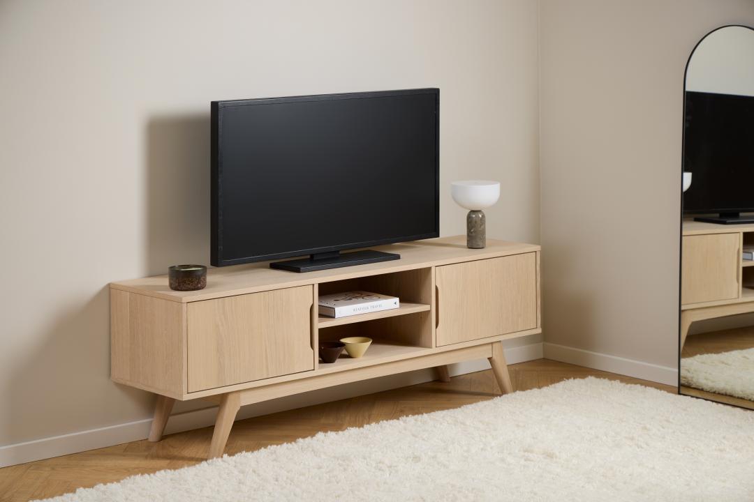 TV-meubel Briestol Wit 160 cm - Afbeelding 7