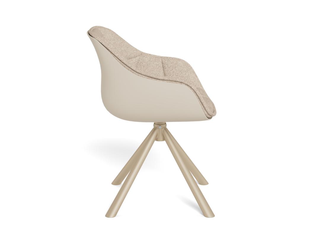 Eetkamerstoel Furrello Beige - Afbeelding 2