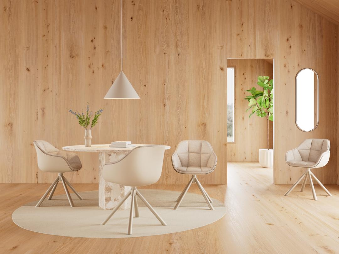 Eetkamerstoel Furrello Beige - Afbeelding 10