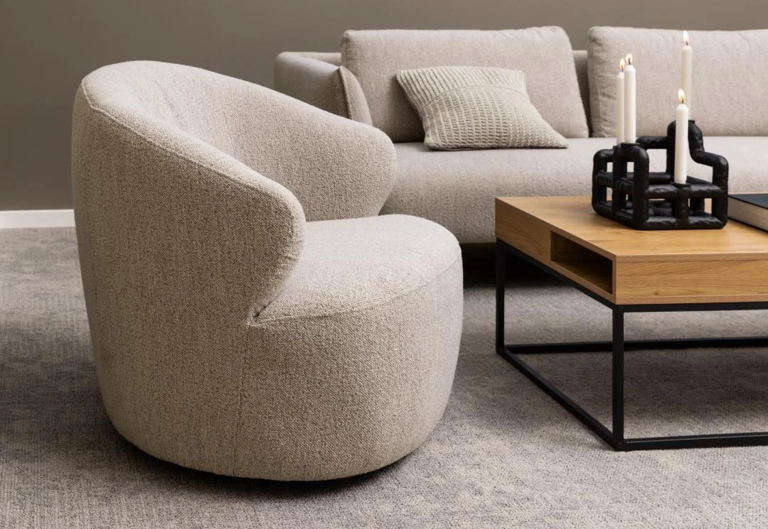 Loungestoel Birmello Beige - Afbeelding 11