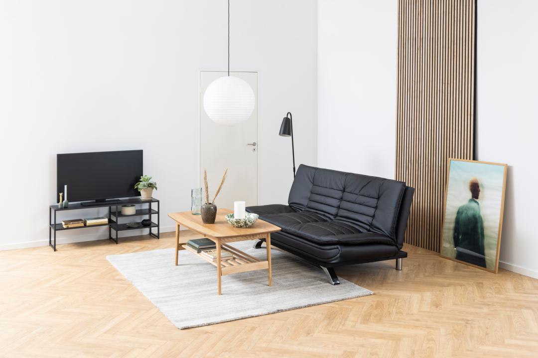 Slaapbank Peldor Kunstleer Zwart - Afbeelding 9