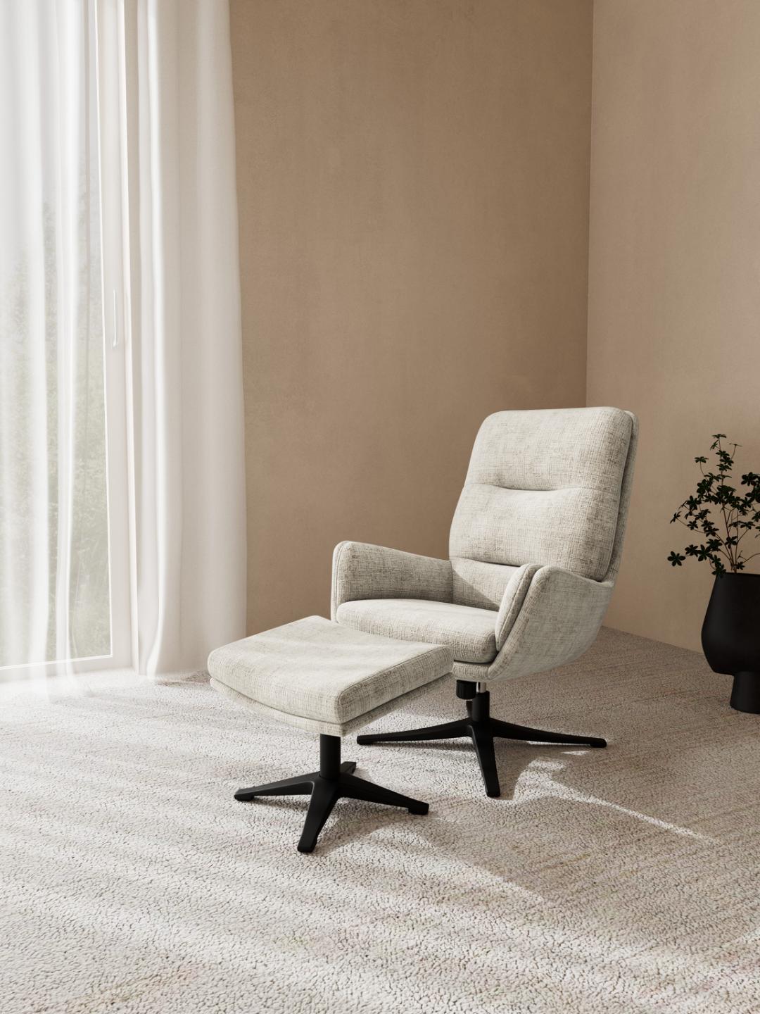 Relaxfauteuil Zirnone Beige - Afbeelding 8