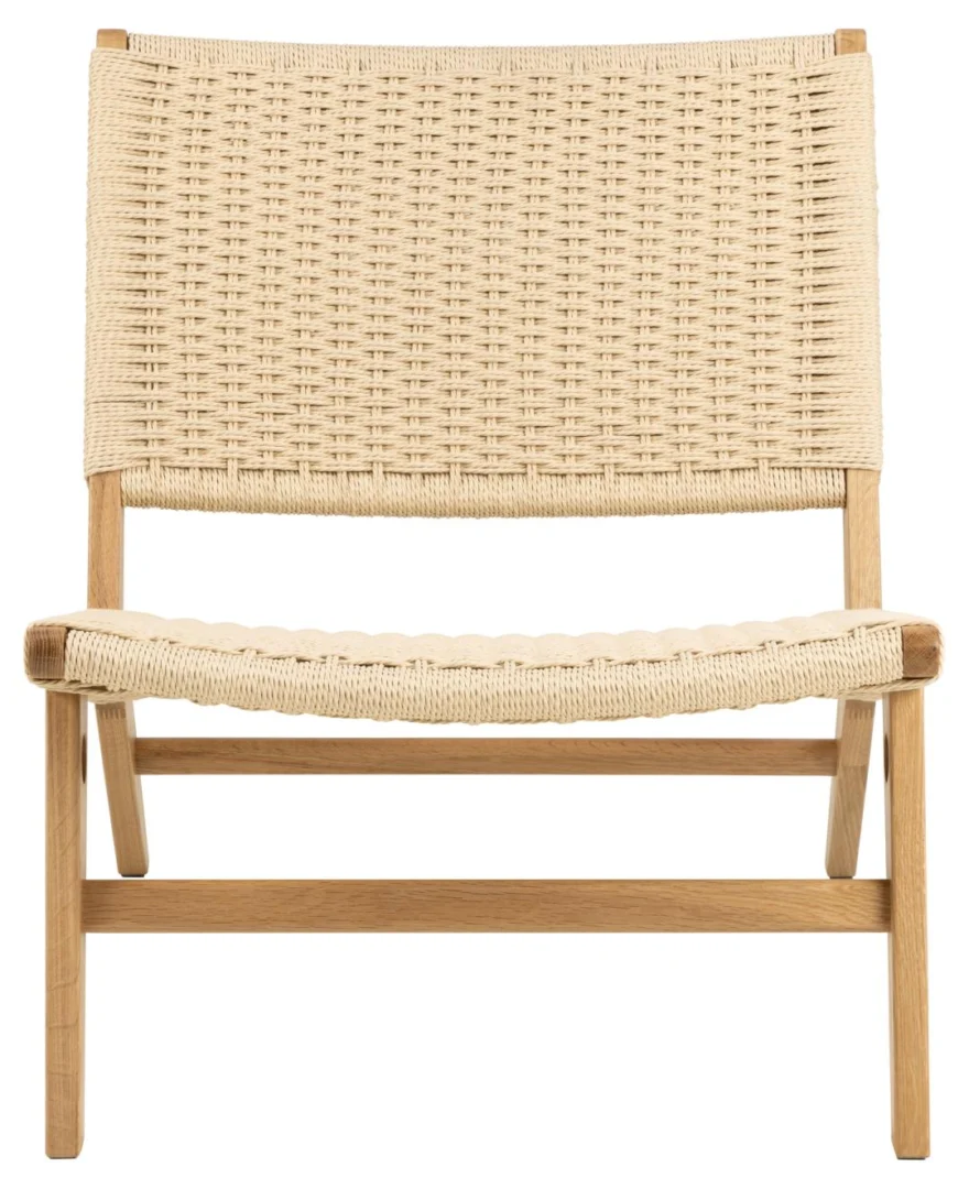 Fauteuil Sooly Hout Wit - Afbeelding 2