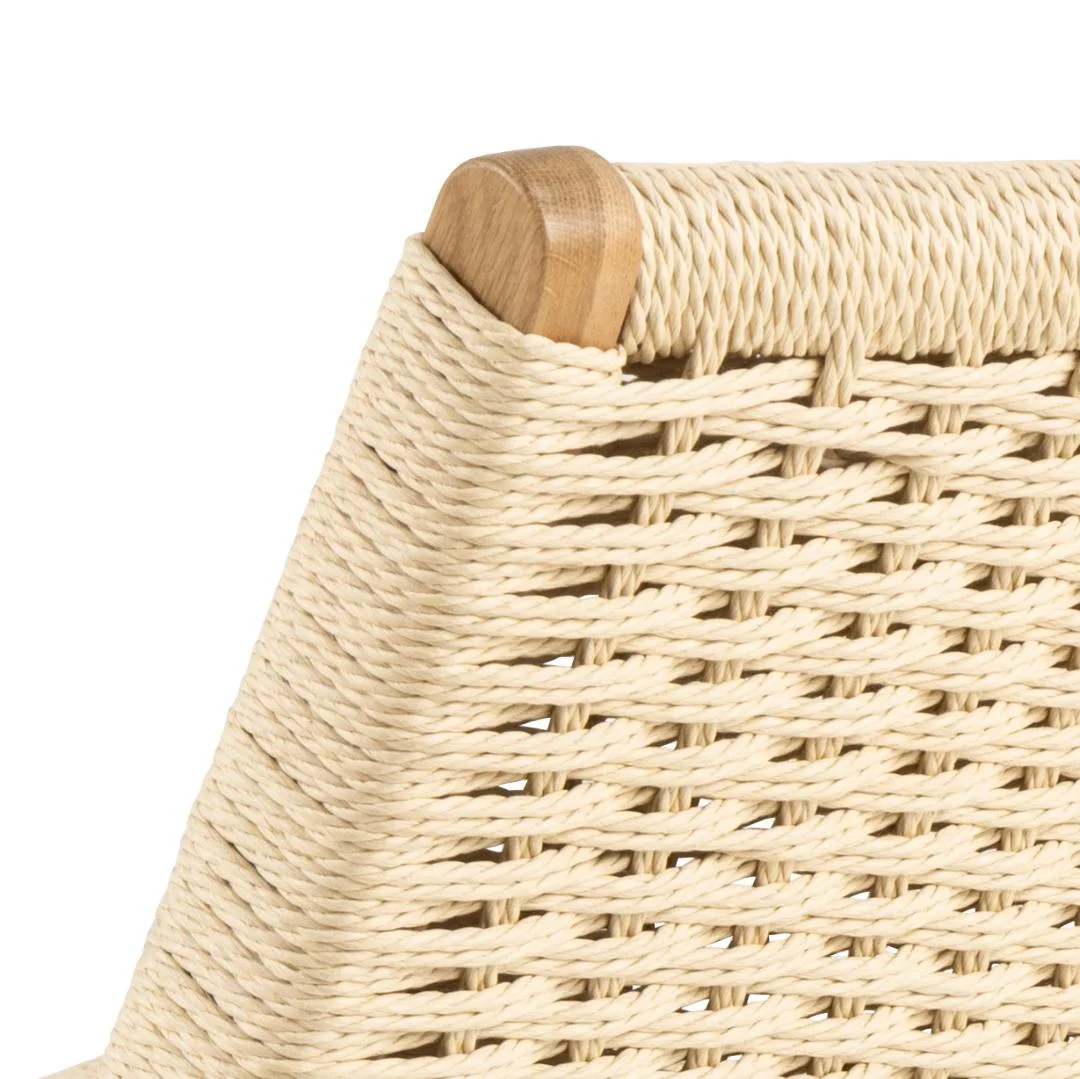 Fauteuil Sooly Hout Wit - Afbeelding 3