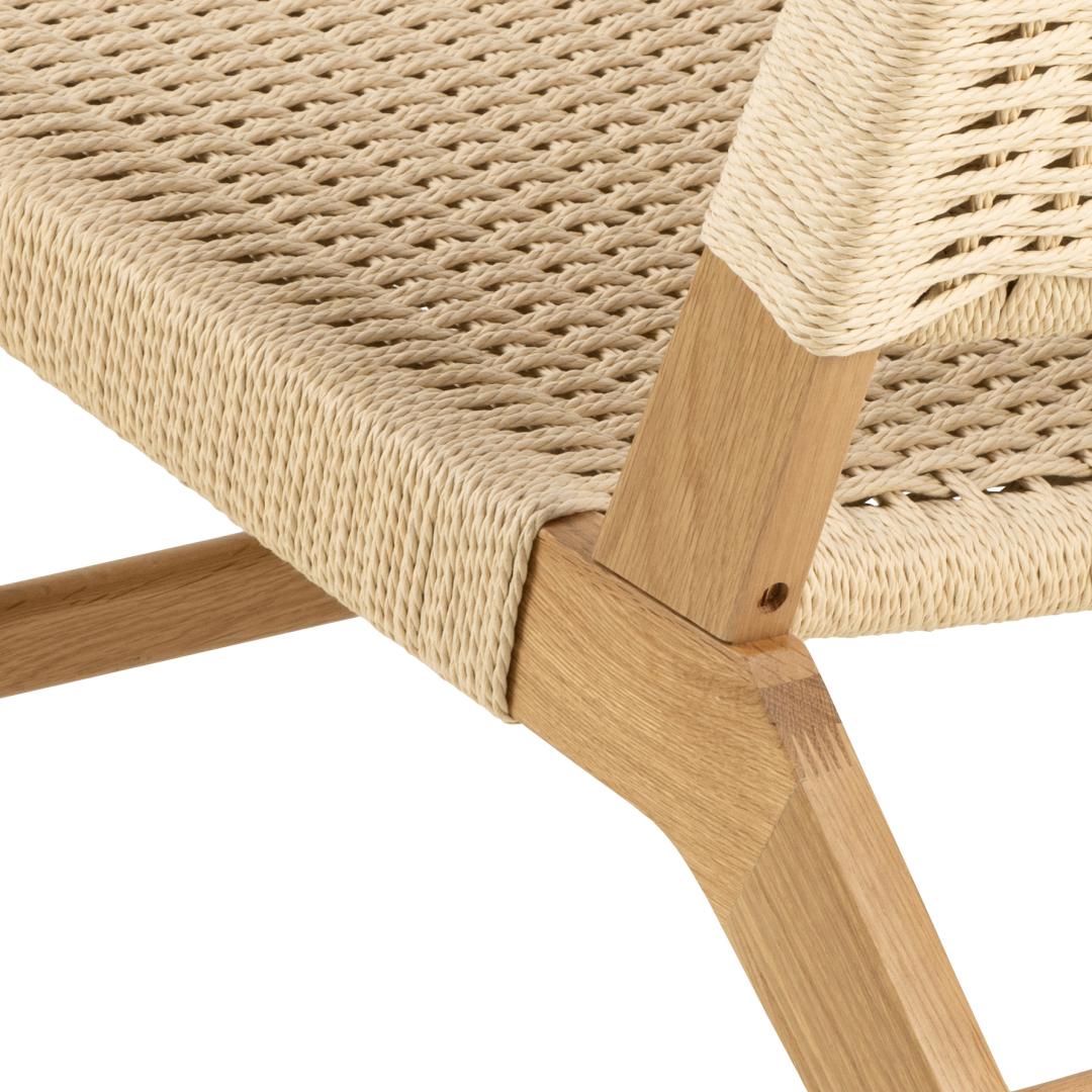 Fauteuil Sooly Hout Wit - Afbeelding 4