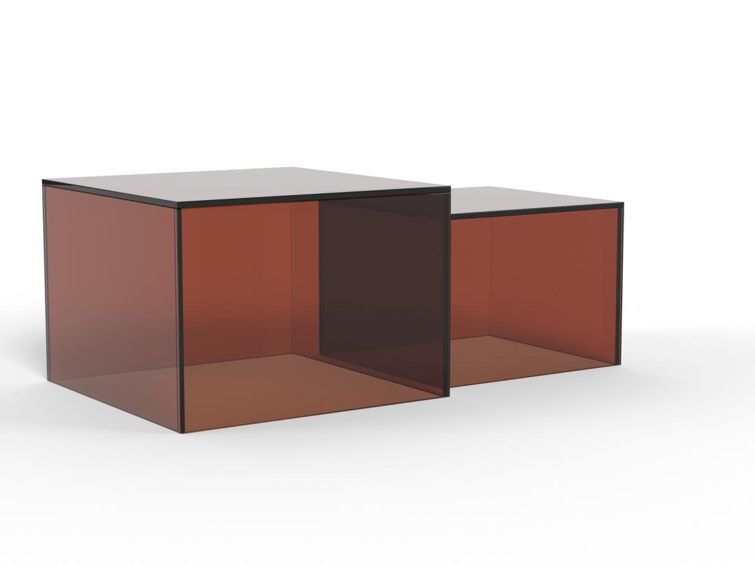 Salontafel Feirmea Glas 50 cm - Afbeelding 2