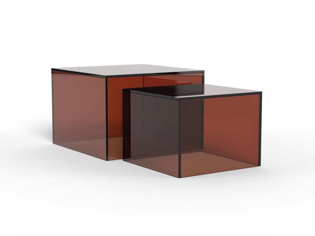 Salontafel Feirmea Glas 50 cm - Afbeelding 4
