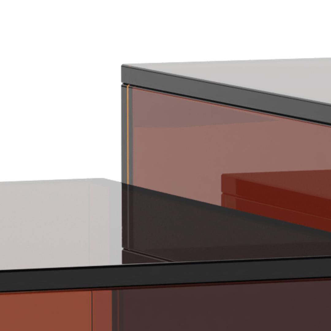 Salontafel Feirmea Glas 50 cm - Afbeelding 5