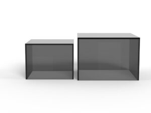 Salontafel Cinsero Glas 50 cm