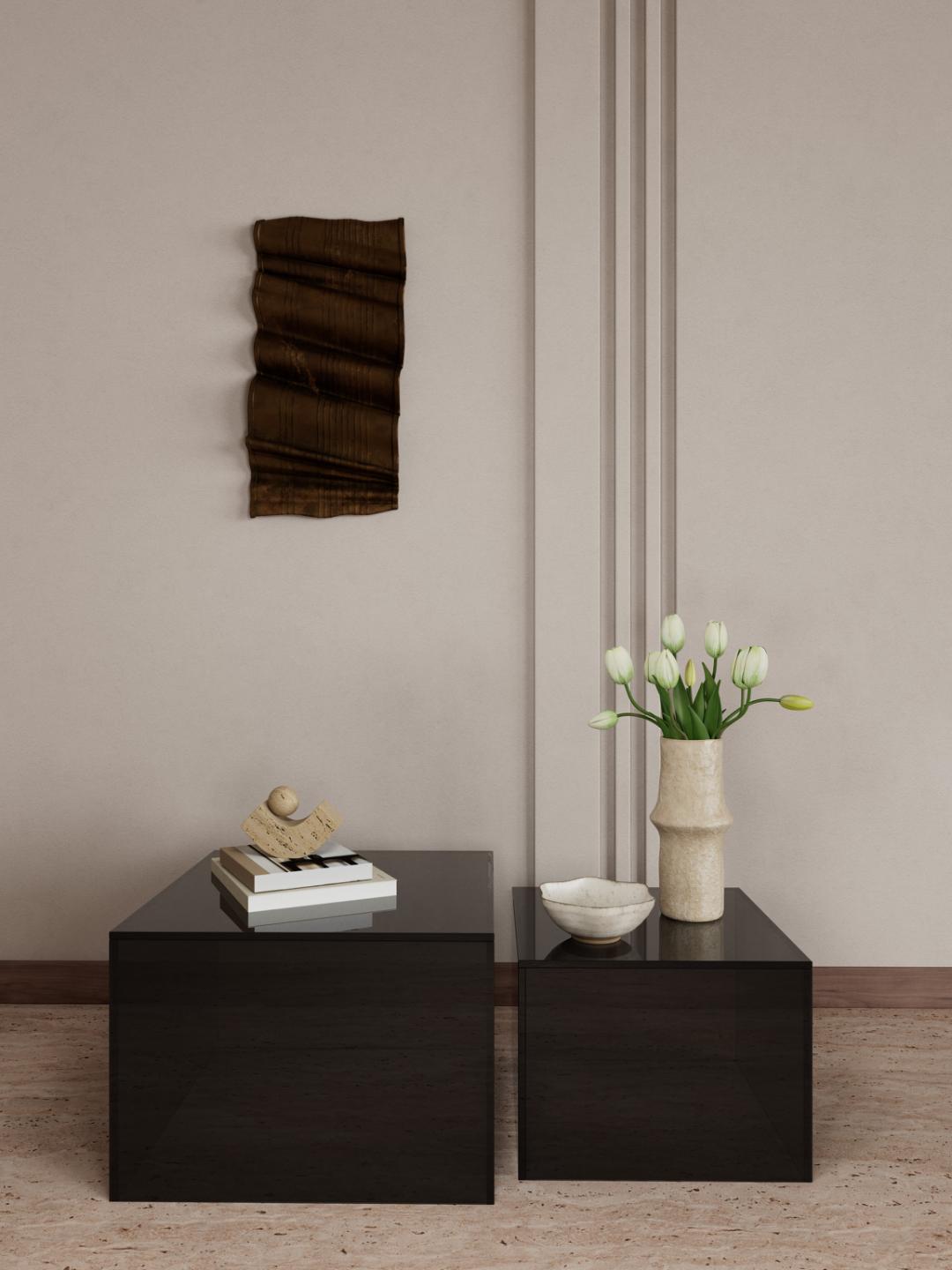 Salontafel Cinsero Glas 50 cm - Afbeelding 8
