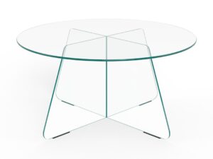 Salontafel Hulta Glas Ø80 cm