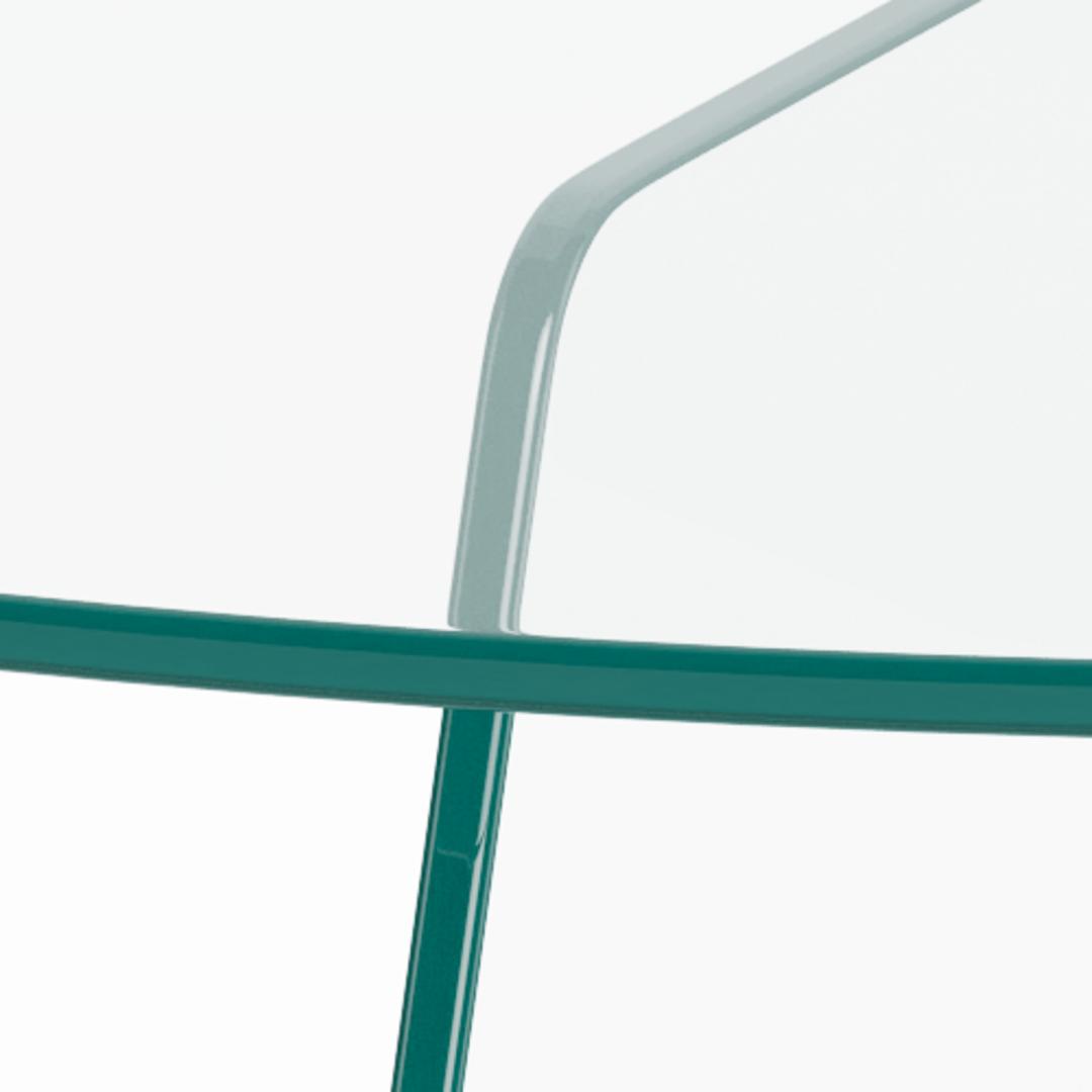 Salontafel Hulta Glas Ø80 cm - Afbeelding 6