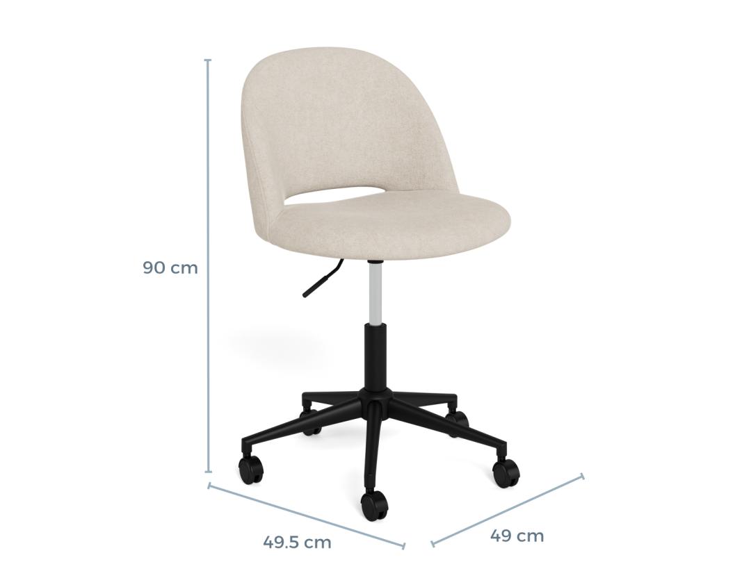 Bureaustoel Feirona Beige - Afbeelding 8