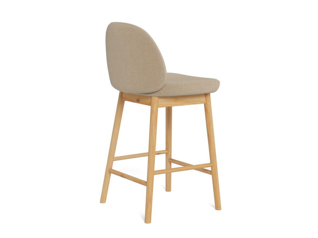 Barkruk Tonik Beige - Afbeelding 3