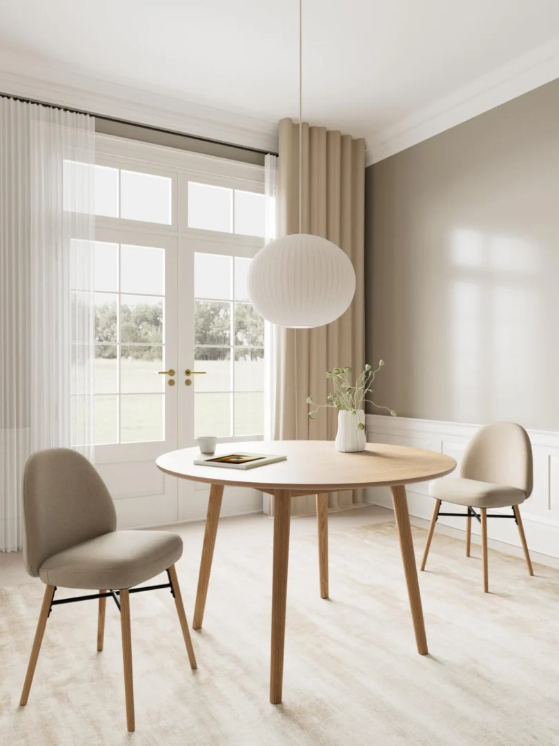 Eetkamerstoel Nobis Beige - Afbeelding 9