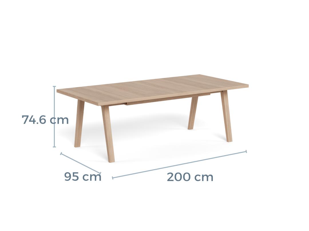 Eettafel Neessun Wit 210 cm - Afbeelding 8