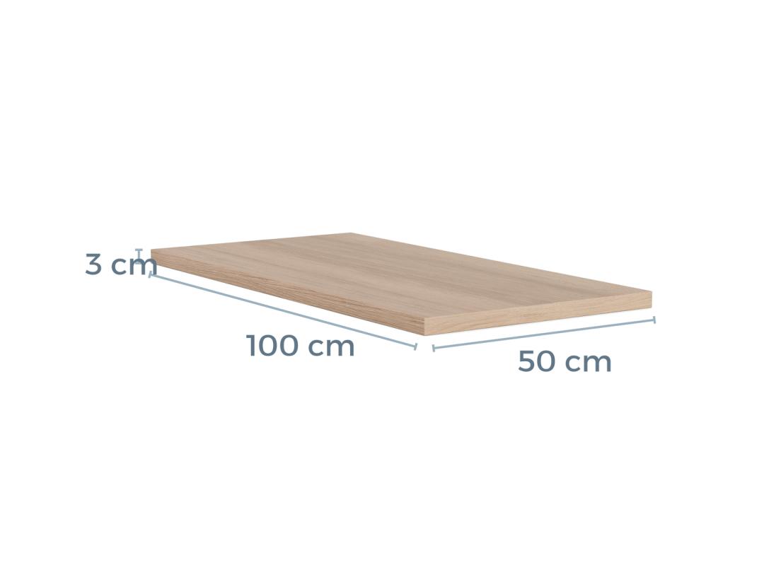 Verlengblad Kaudonte Wit 50 cm - Set van 3 - Afbeelding 8