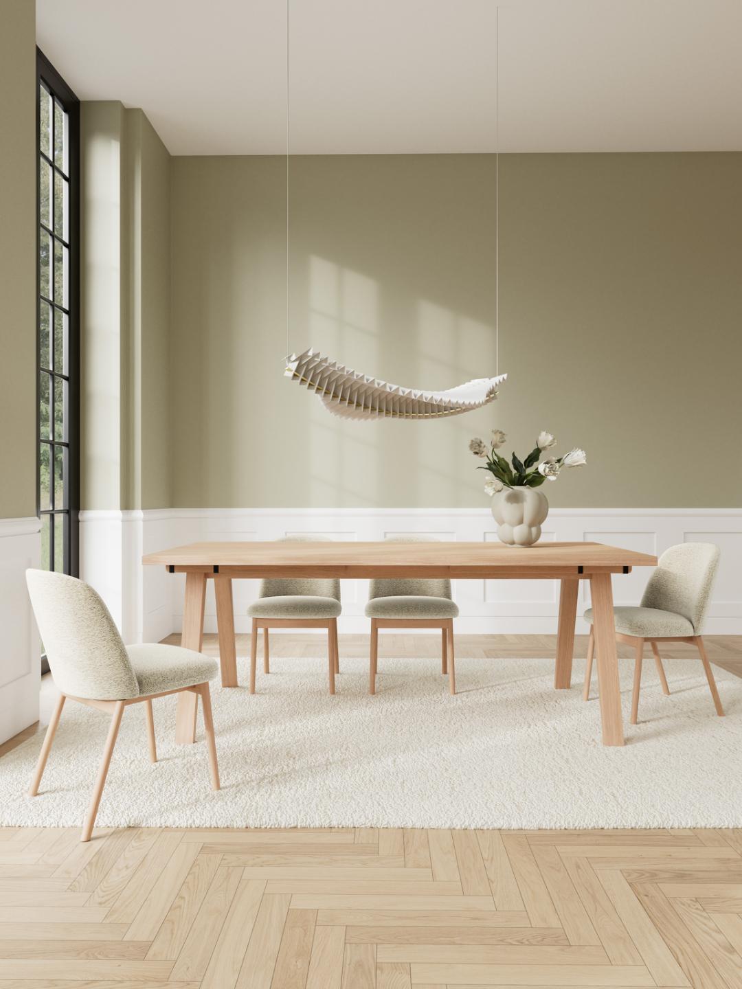 Eettafel Grootin Wit 200 cm - Afbeelding 9