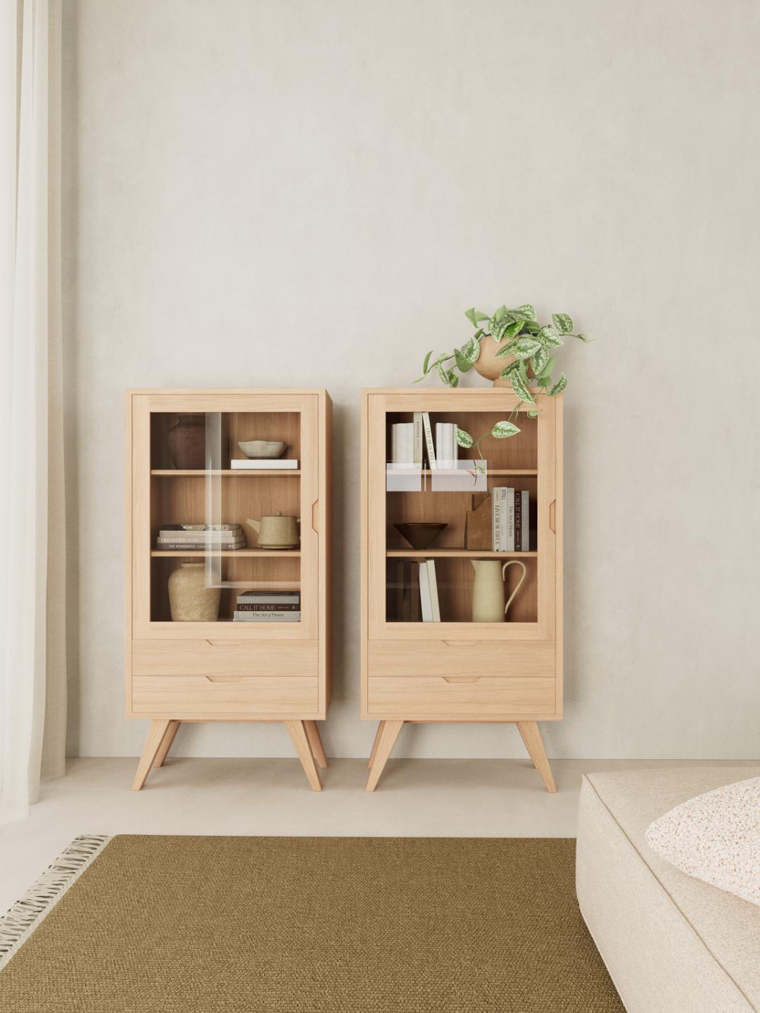 Displaykast Tallira Wit 72 cm - Afbeelding 10