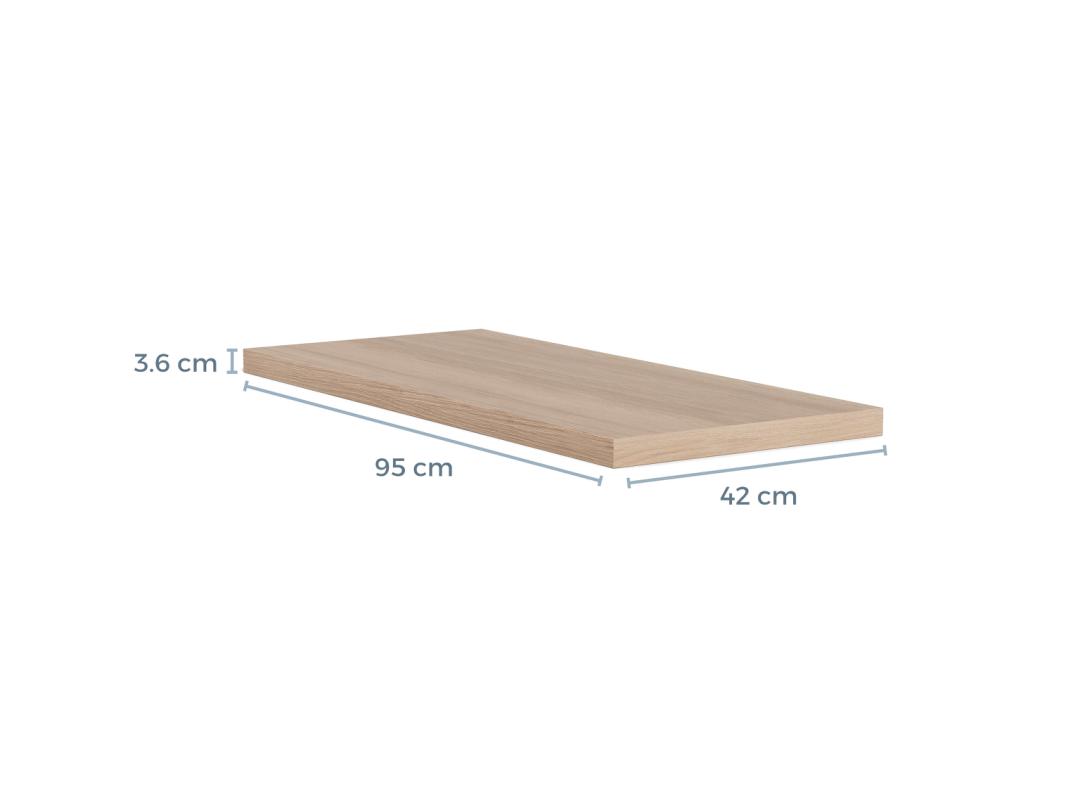 Verlengblad Trodang Wit 42 cm - Set van 3 - Afbeelding 8