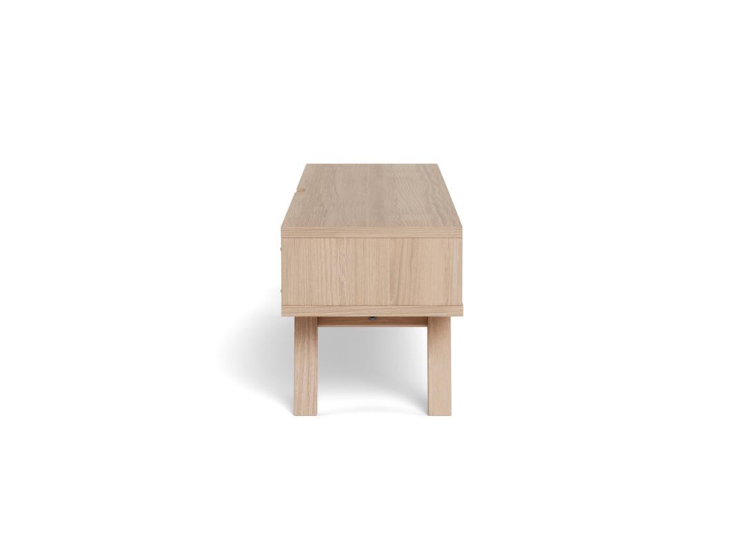 TV-meubel Vaurnino Wit 150 cm - Afbeelding 2