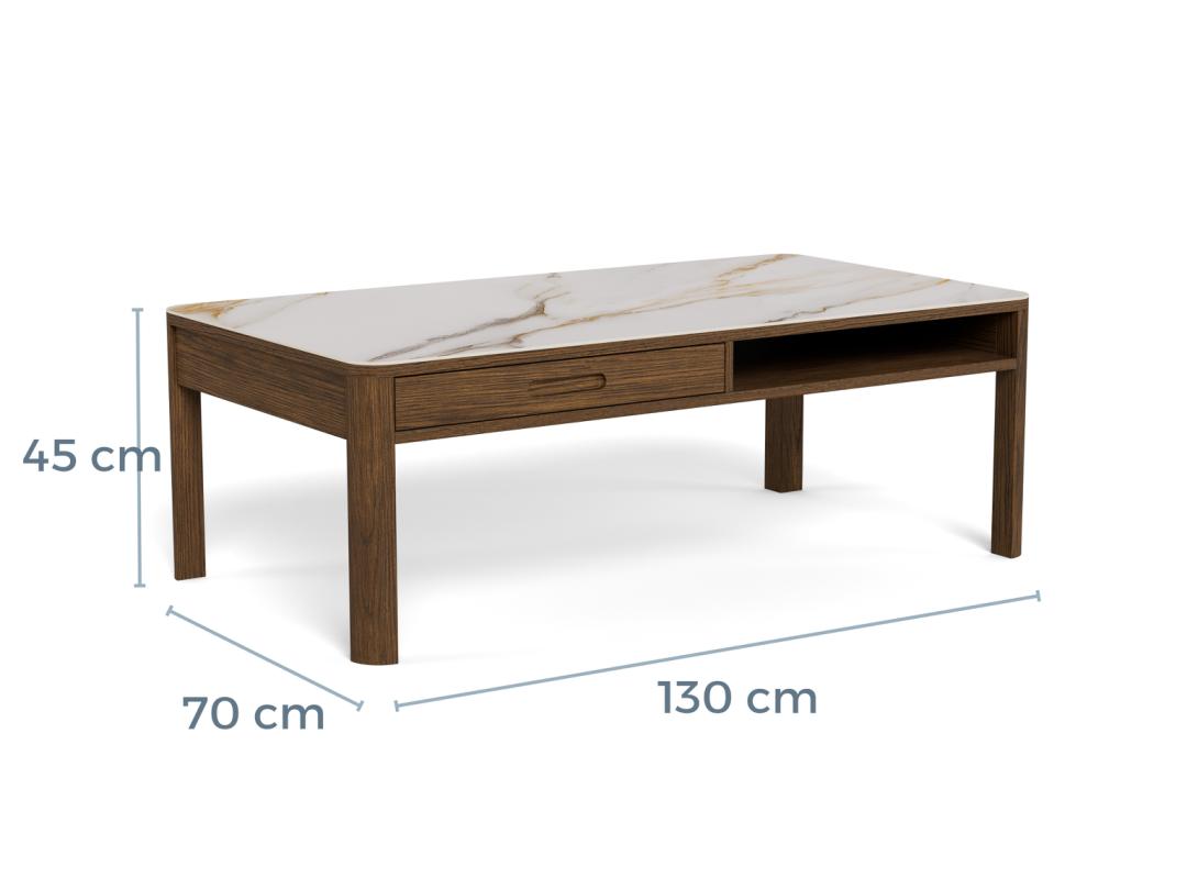 Salontafel Gummo Keramiek 130 cm - Afbeelding 9