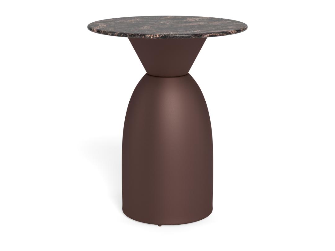 Salontafel Fleinnoro Marmer Ø40 cm - Afbeelding 2
