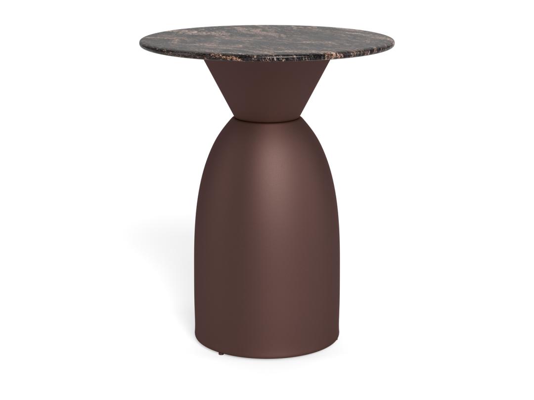 Salontafel Fleinnoro Marmer Ø40 cm - Afbeelding 4
