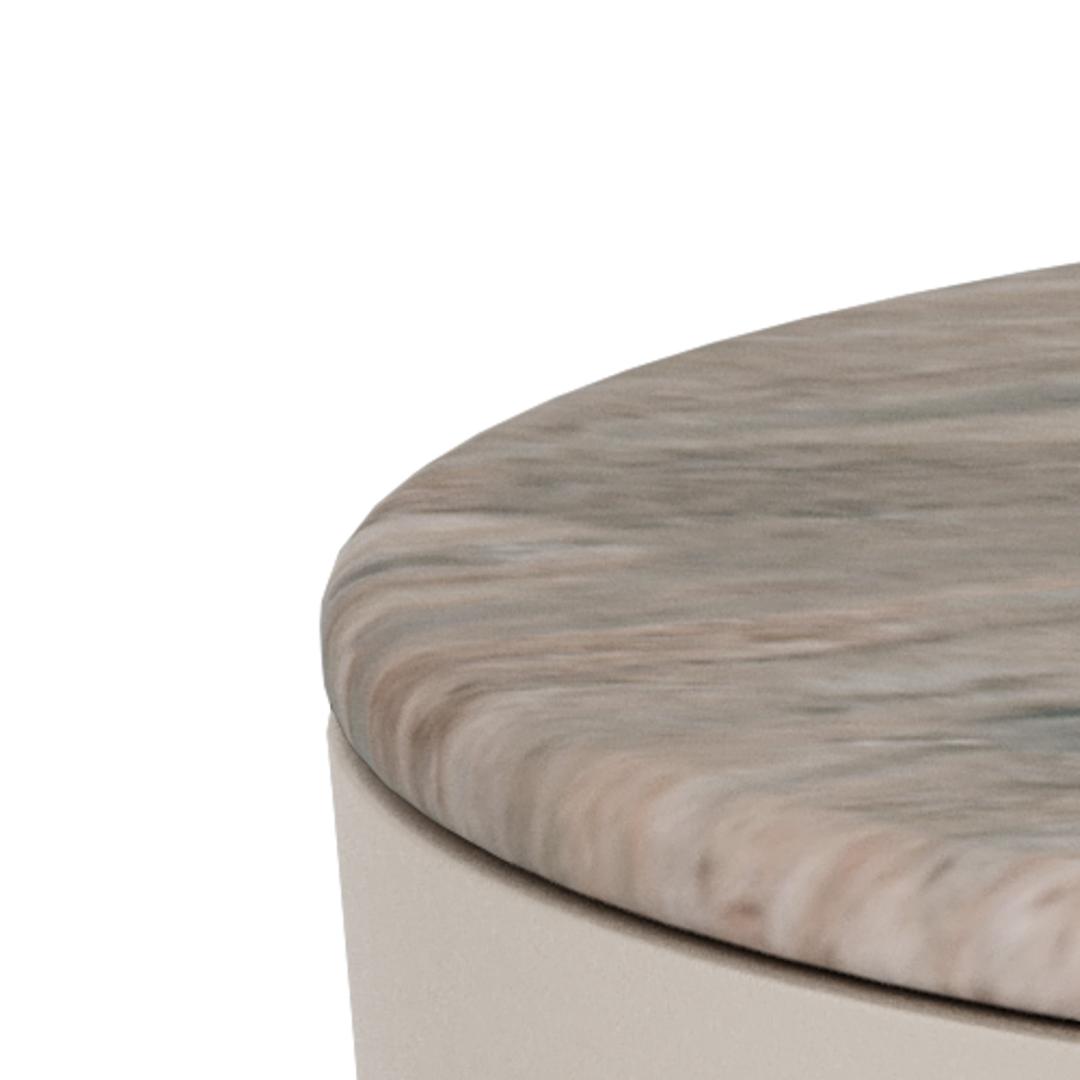 Salontafel Baulvoro Marmer Ø45 cm - Afbeelding 5