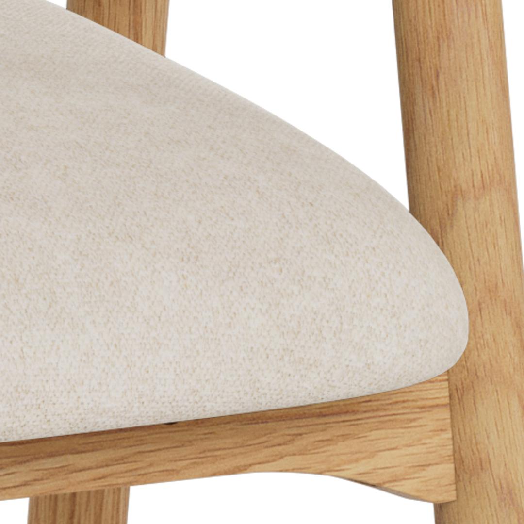 Eetkamerstoel Cokane Beige - Afbeelding 6