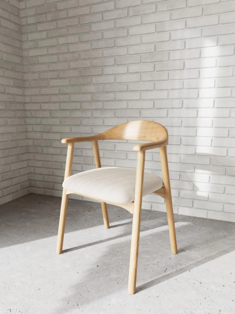 Eetkamerstoel Cokane Beige - Afbeelding 9