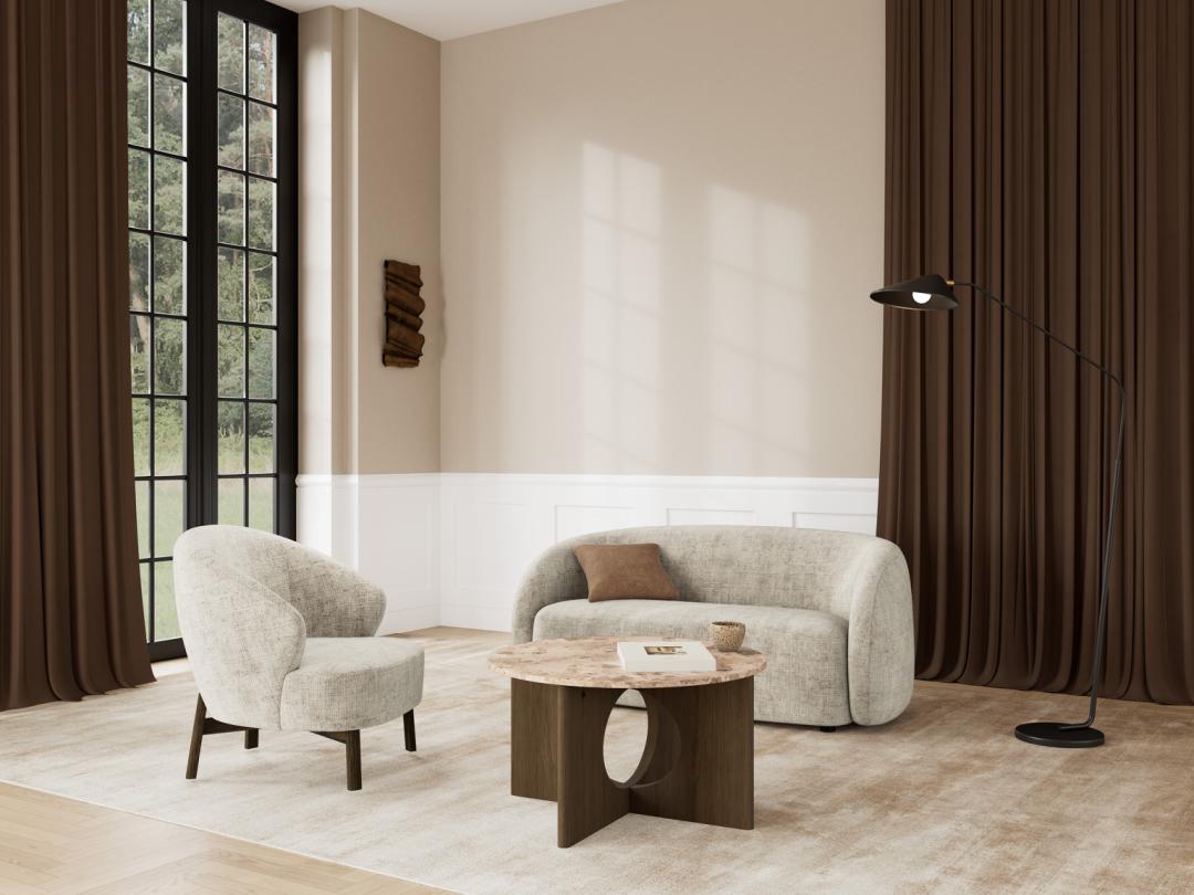 Fauteuil Prooltes Beige - Afbeelding 9