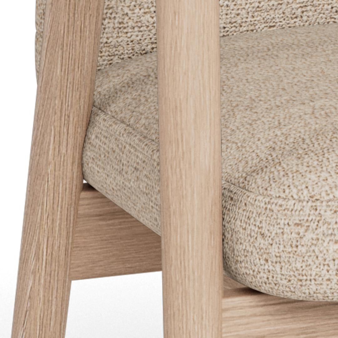 Eetkamerstoel Fiestond Beige - Afbeelding 7