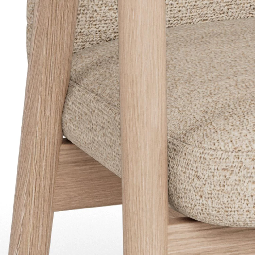 Eetkamerstoel Fiestond Beige - Afbeelding 7