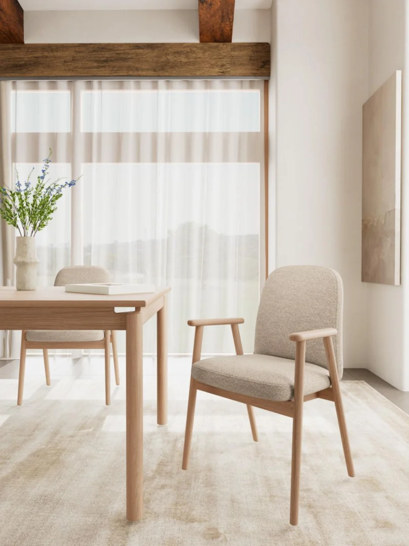 Eetkamerstoel Fiestond Beige - Afbeelding 9