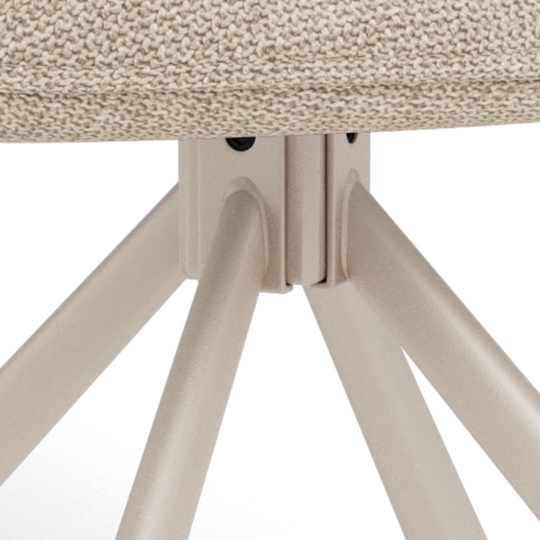 Eetkamerstoel Brunde Beige - Afbeelding 7
