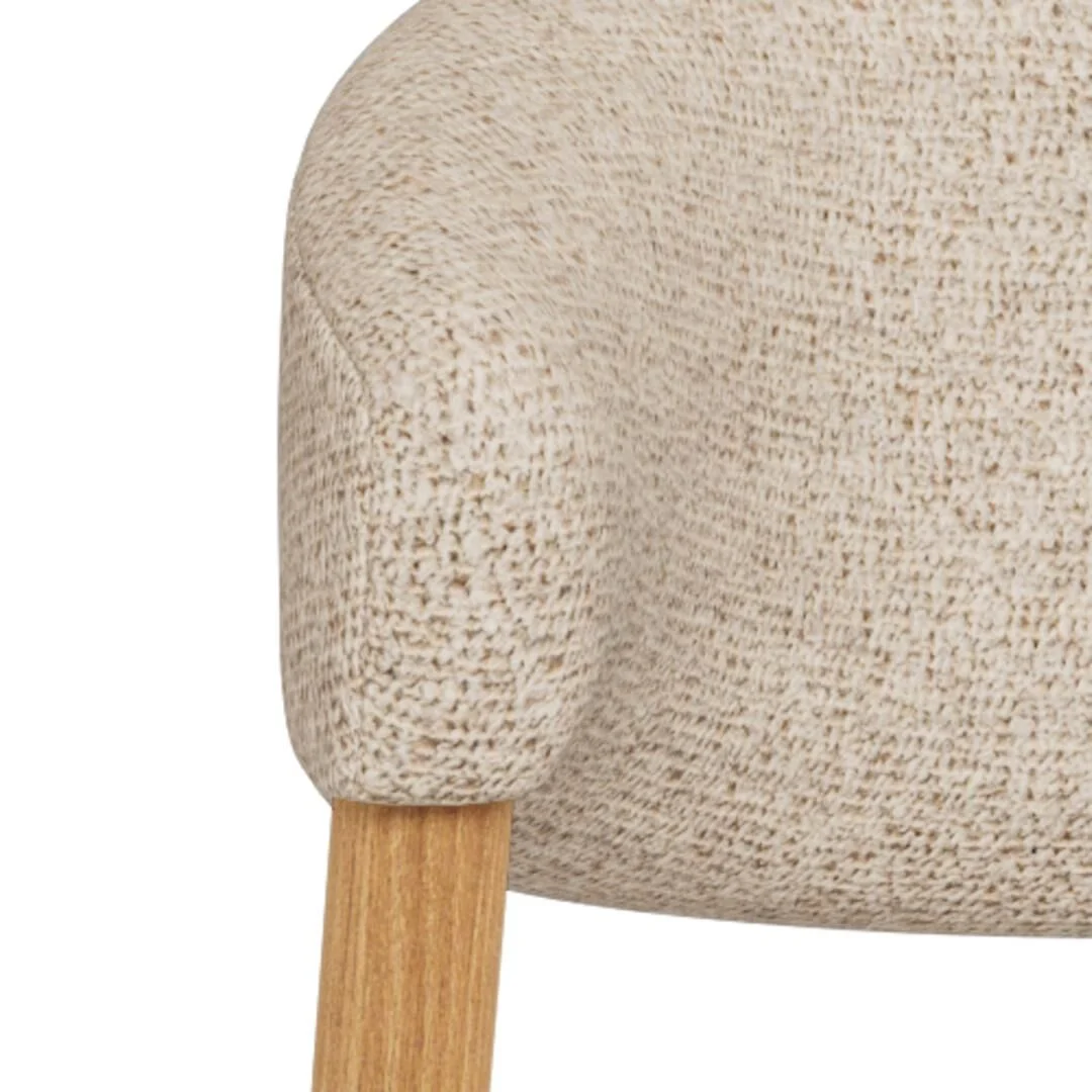 Eetkamerstoel Taulvi Beige - Afbeelding 5