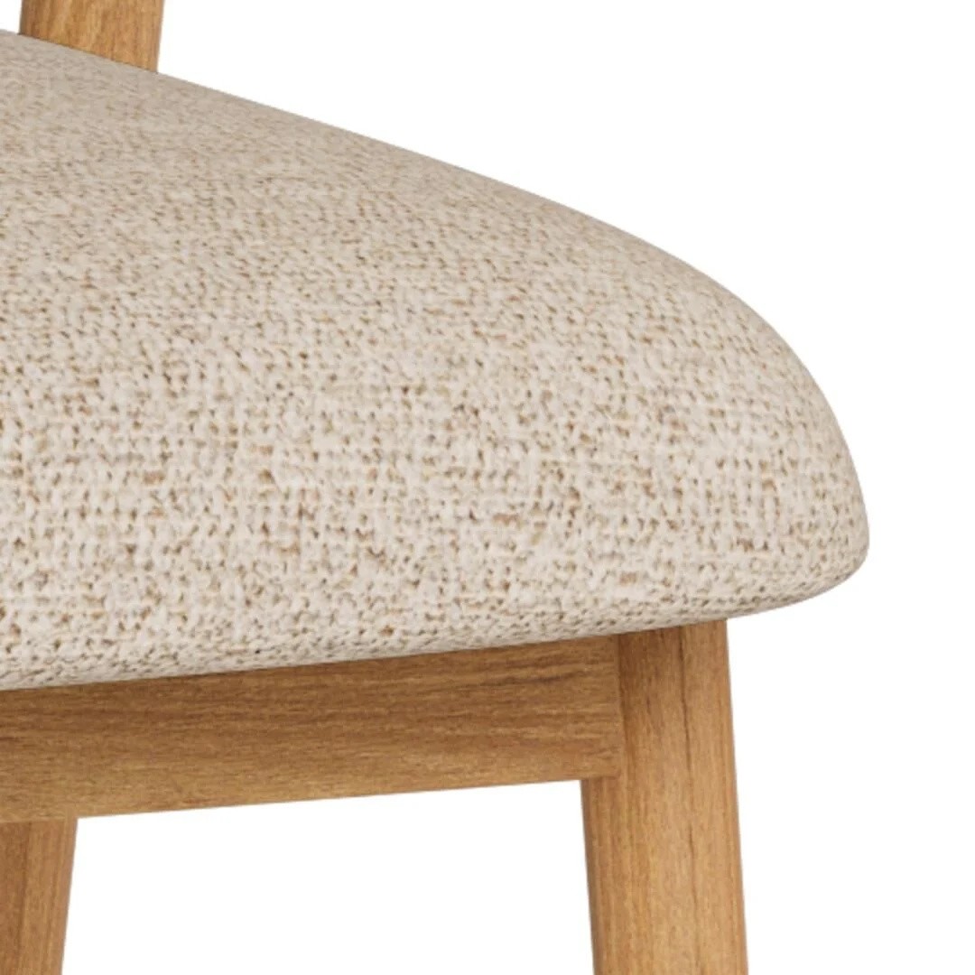 Eetkamerstoel Taulvi Beige - Afbeelding 6