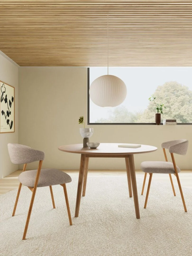 Eetkamerstoel Taulvi Beige - Afbeelding 9