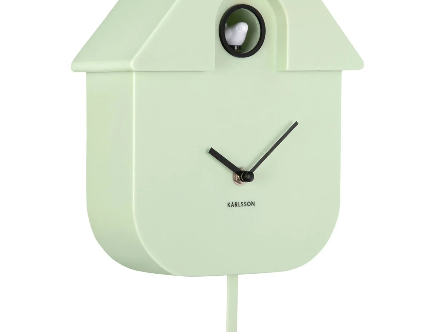 Wandklok Brusel Zacht groen metaal - Afbeelding 4