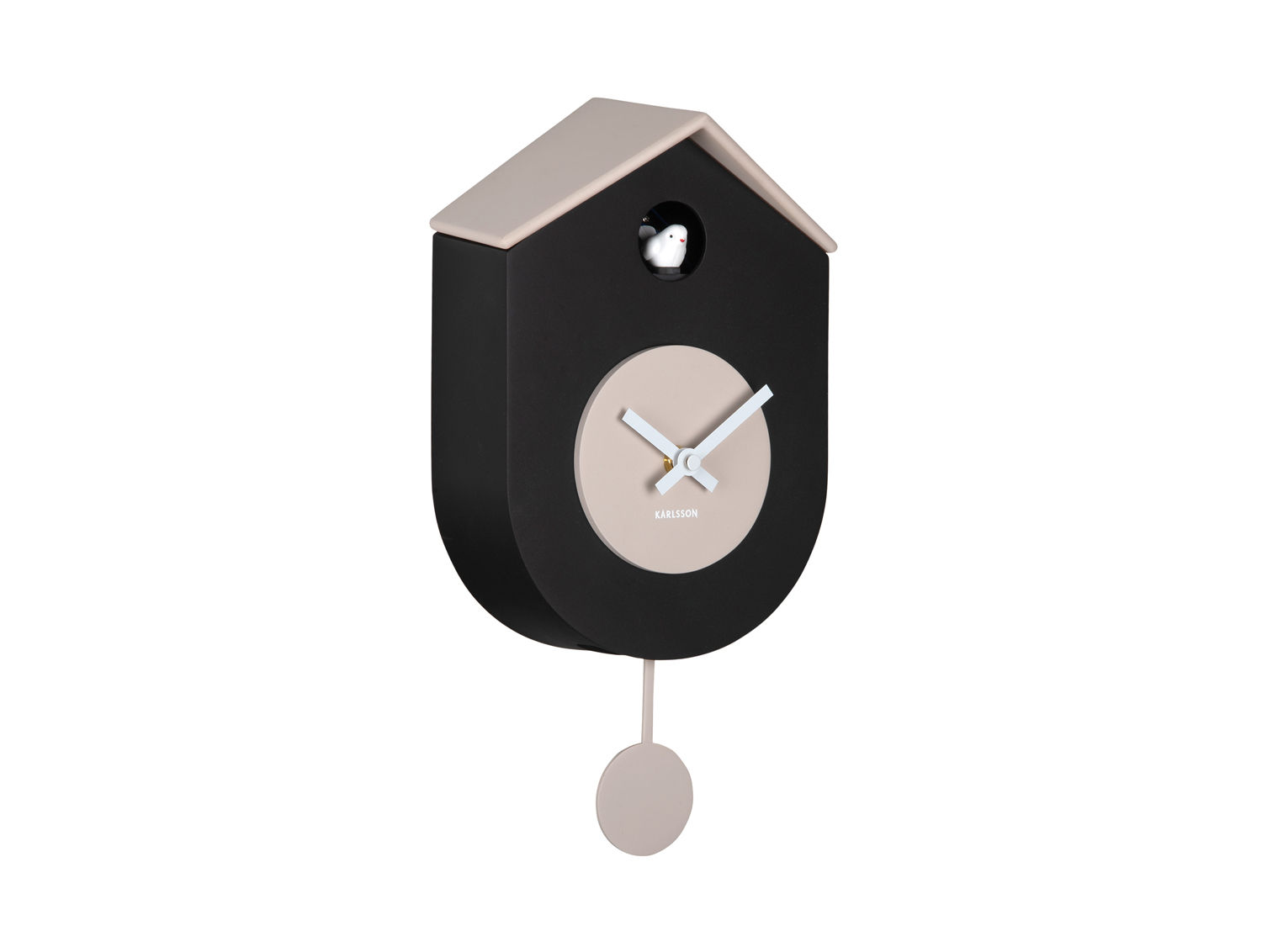Wandklok Kalero Warm Grijs