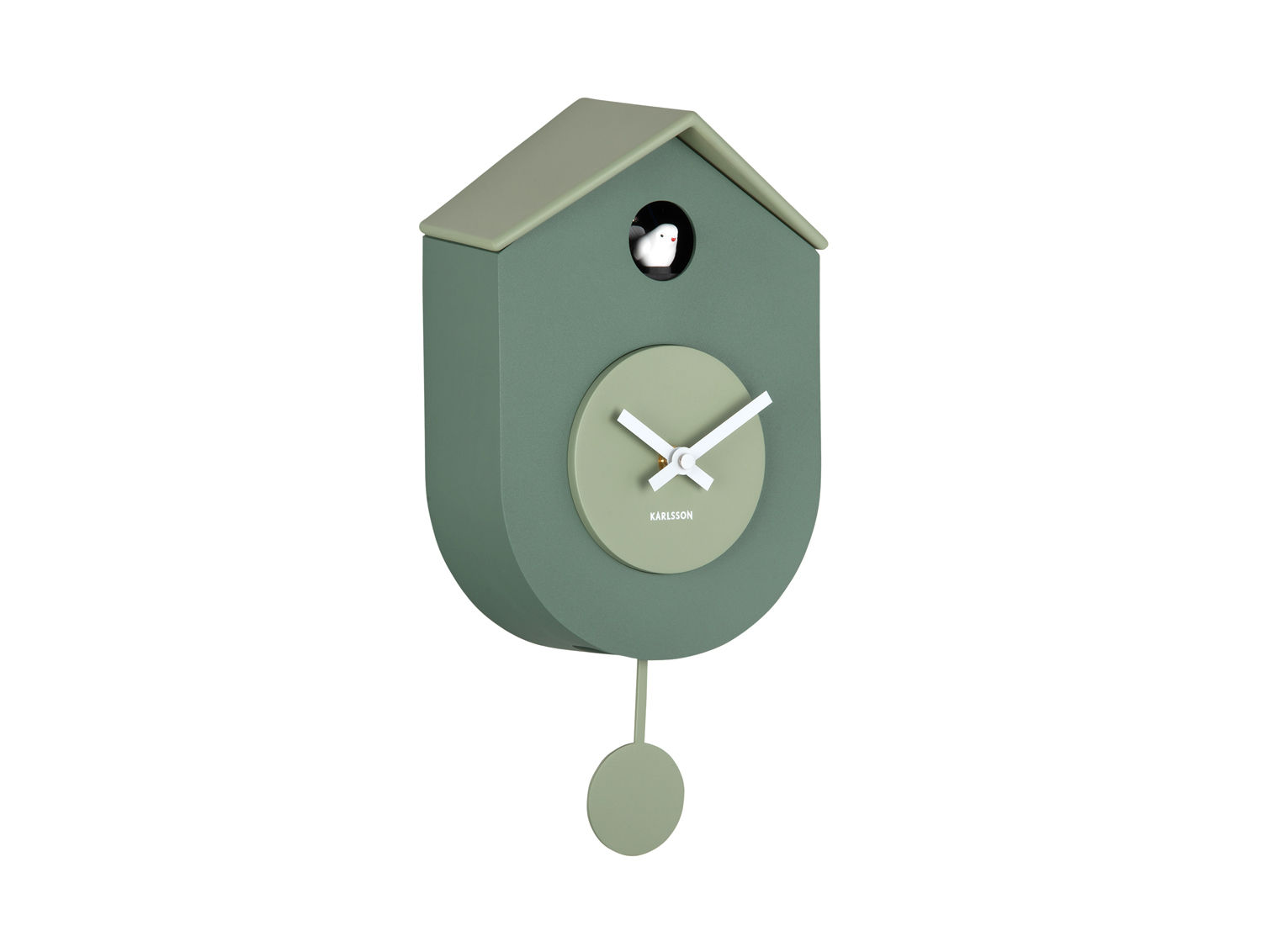 Wandklok Klollin Groen