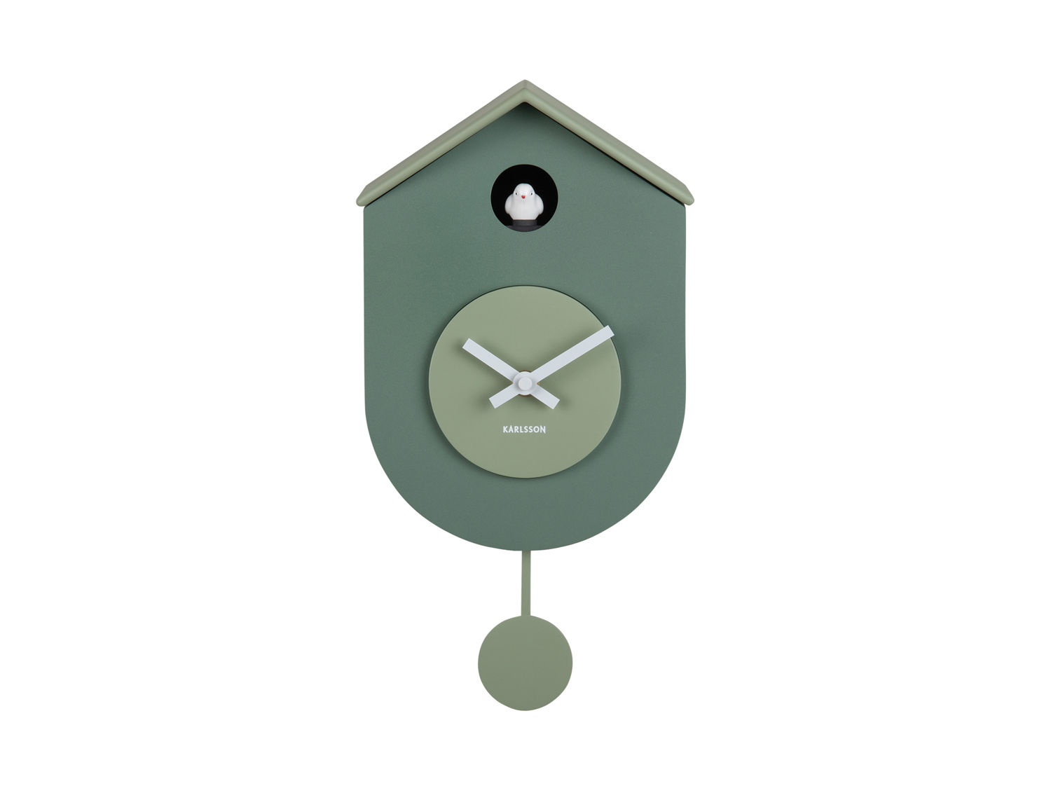 Wandklok Klollin Groen - Afbeelding 2