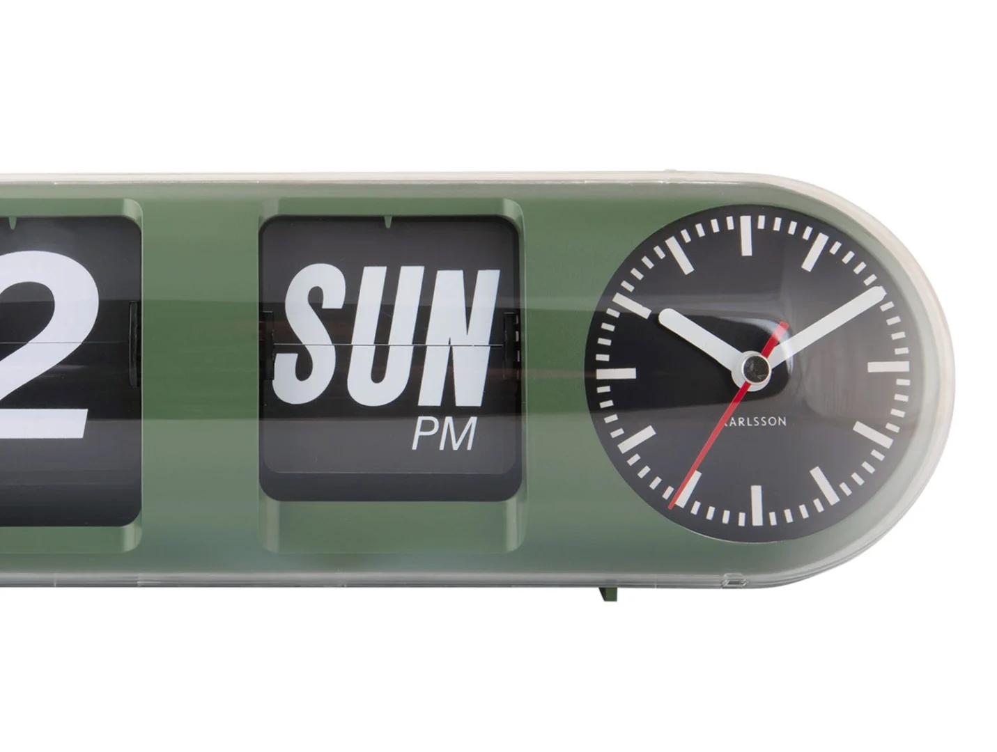 Wandklok Gooskek Groen - Afbeelding 4